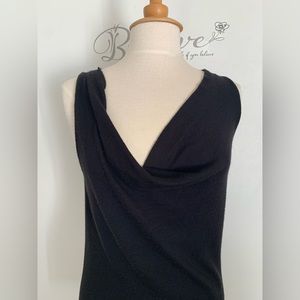 Ann Taylor Black sleeveless Top